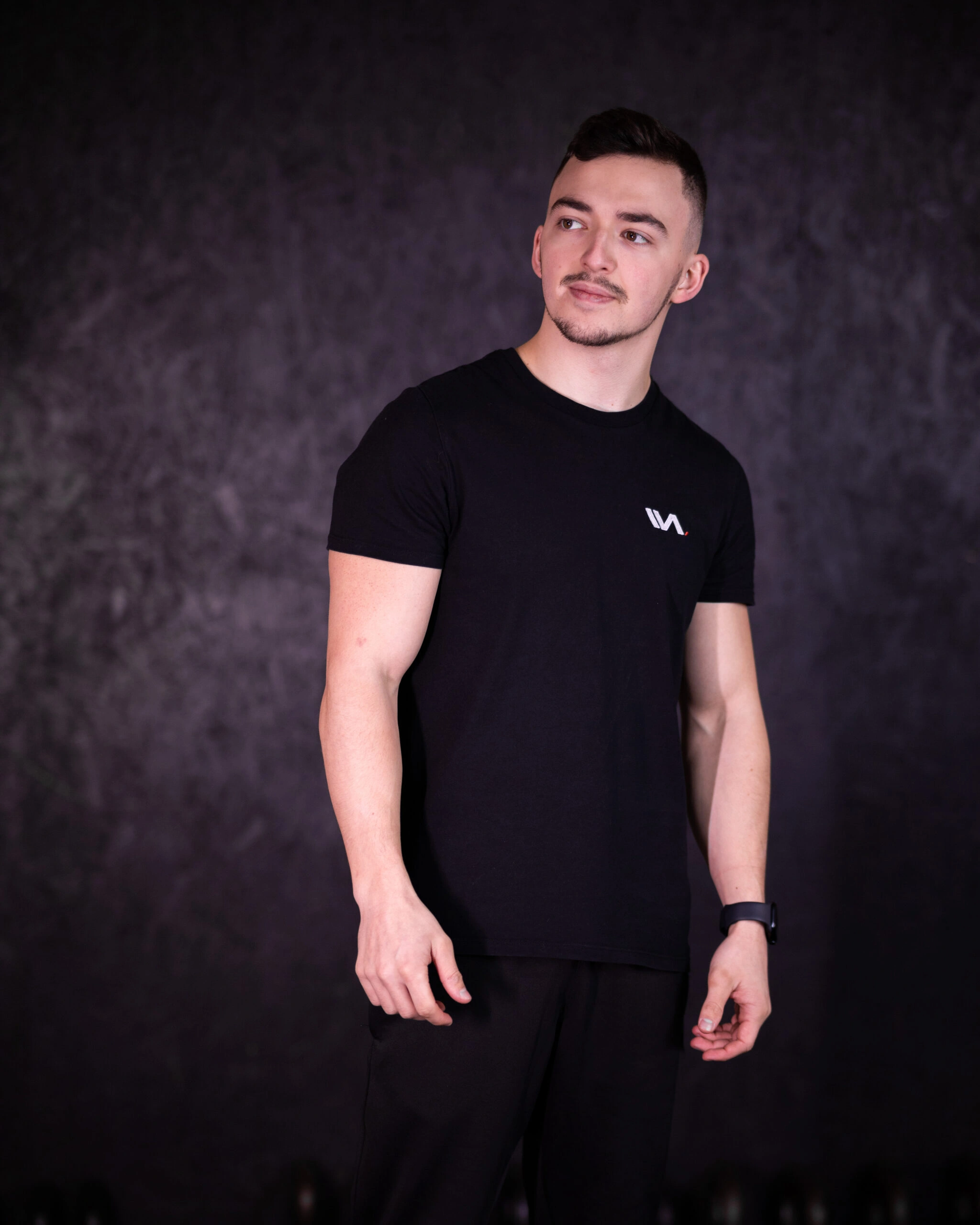 Męska koszulka ATHLETE Basic – black - obrazek 2