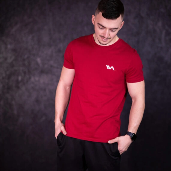 Męska koszulka ATHLETE Basic – red - obrazek 2